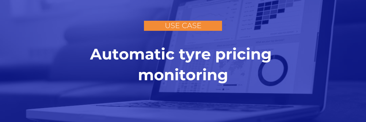 Automatic tyre pricing monitoring