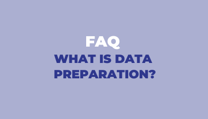 The definition of data preparation by Lizeo
