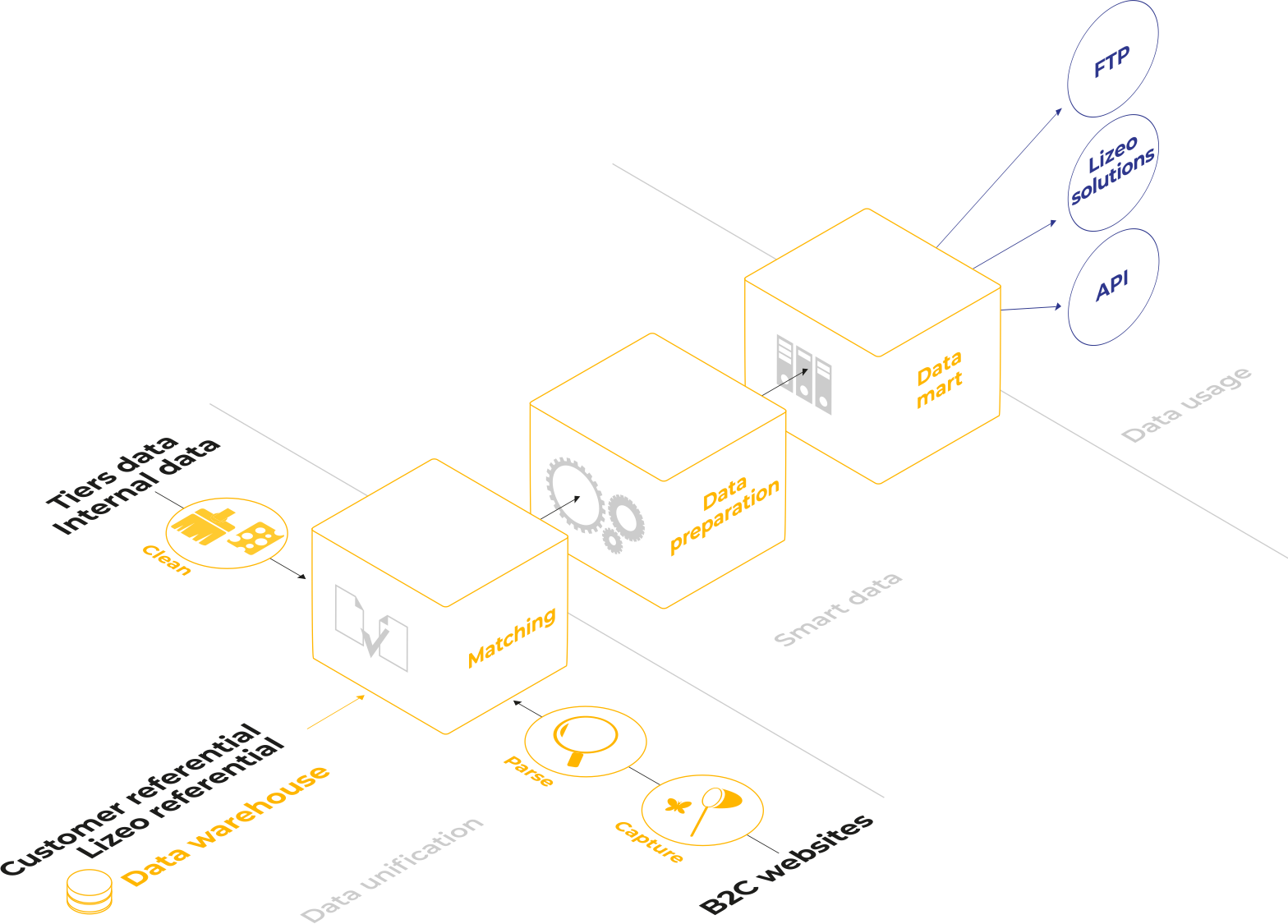 Illustration of Lizeo Data services